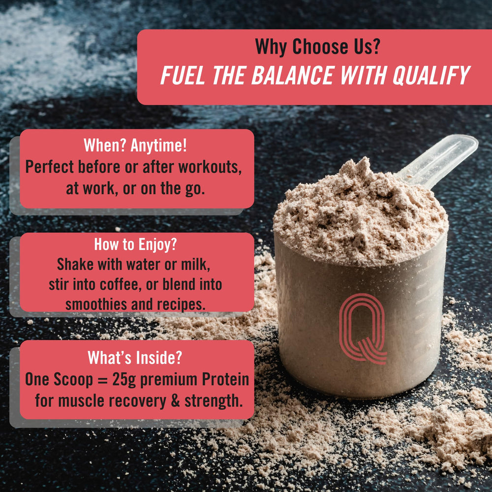 Qualify Strawberry Whey Protein Powder Kosher seal indicating trusted certification