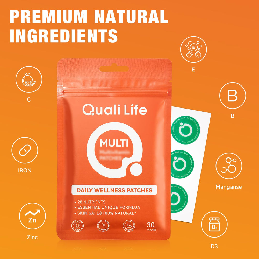QualiLife Multi Plus packaging highlights ingredient blend.