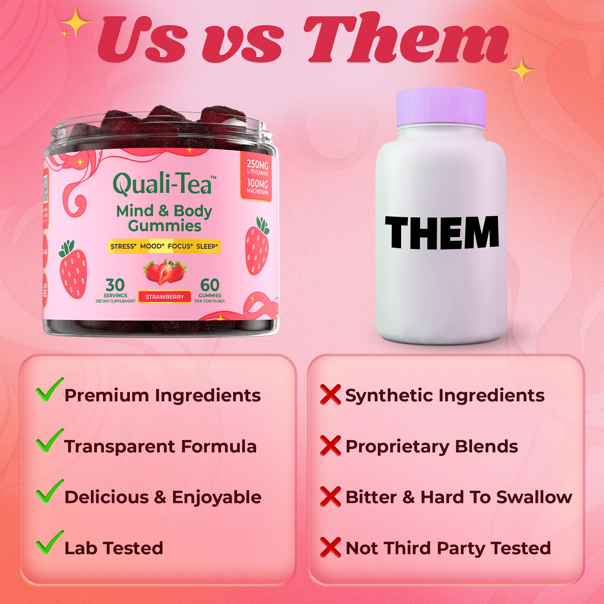 Quali-Tea Non-GMO Vegan Gluten-Free packaging assures dietary compatibility