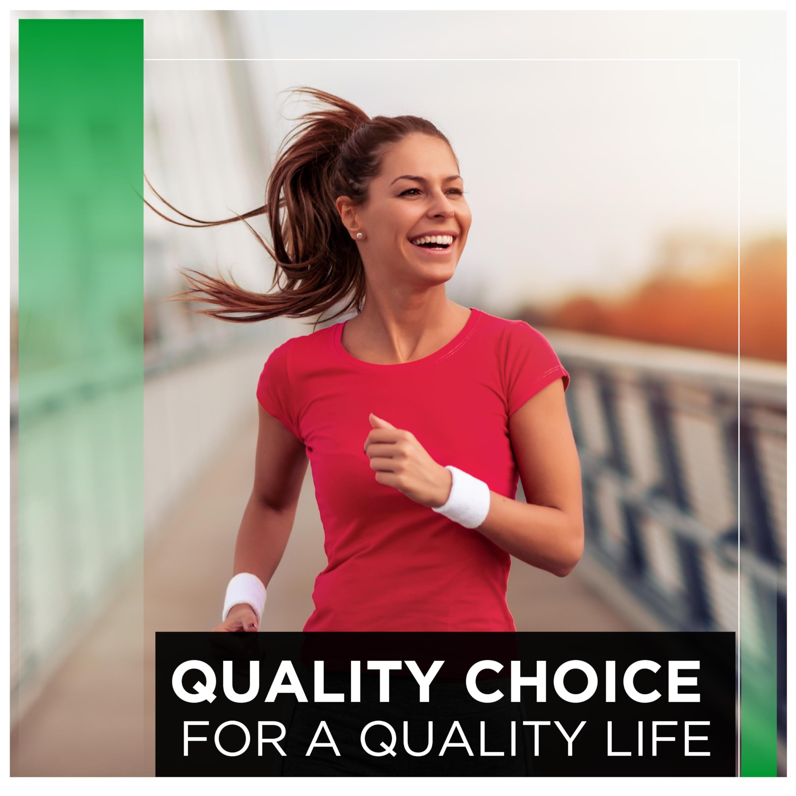 Quality Choice Energy Iron 27mg bottle on counter