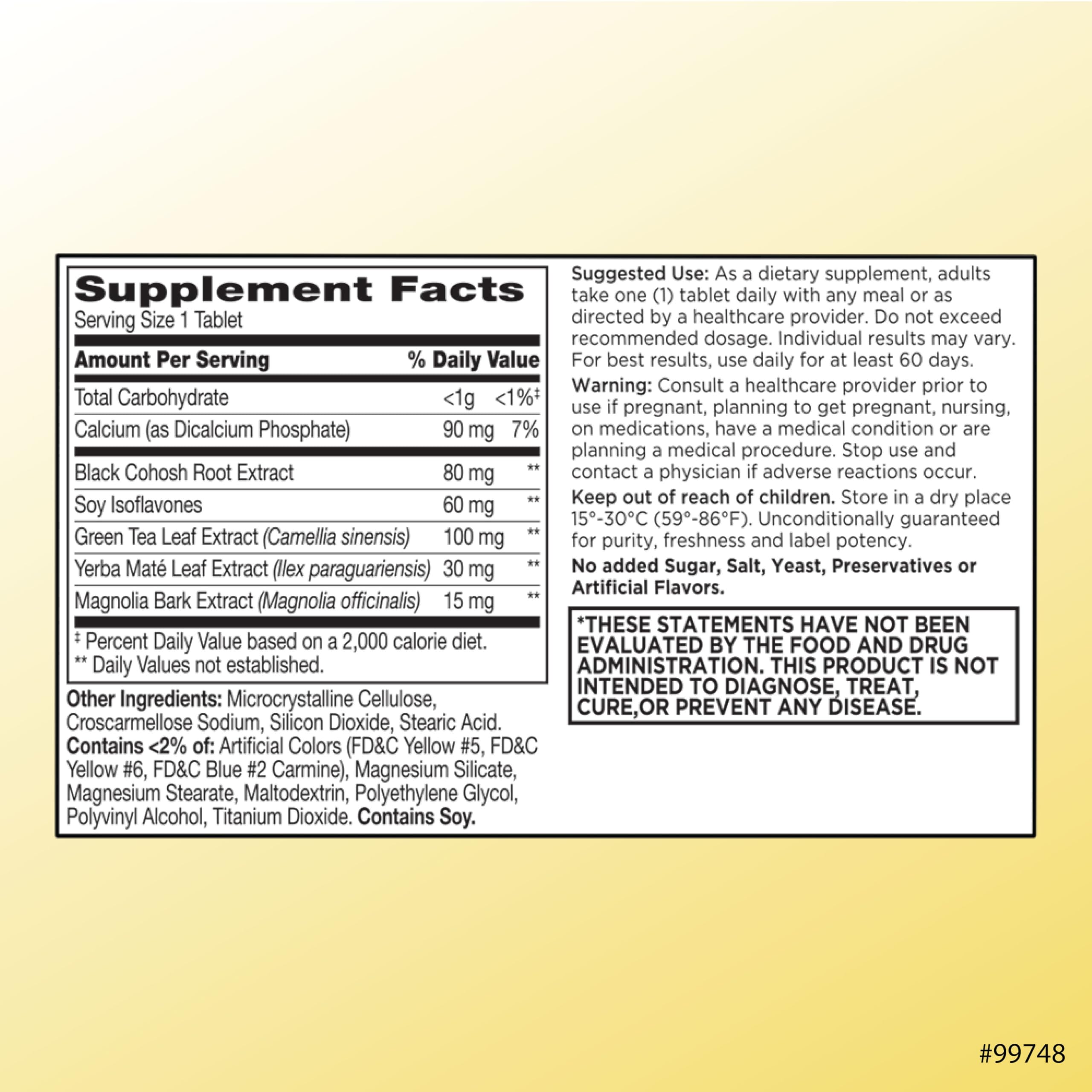 Quality Choice Estro Support Max Energy bottle on nightstand for night sweats relief