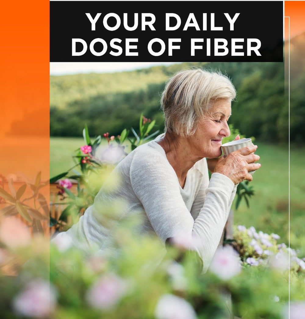 Quality Choice caplets in use scene; convenient fiber support.