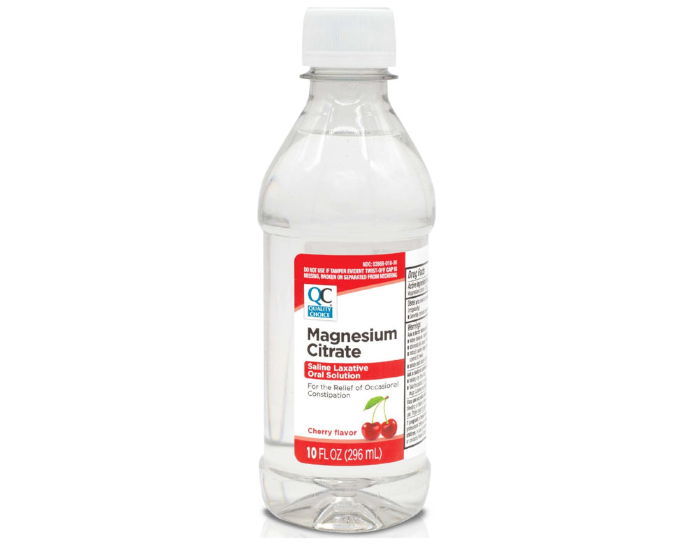 Quality Choice Magnesium Citrate colon cleanse visual suggests gentle prep support