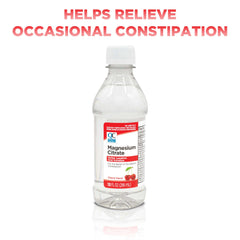 Quality Choice Magnesium Citrate Cherry-label highlights pleasant taste and packaging