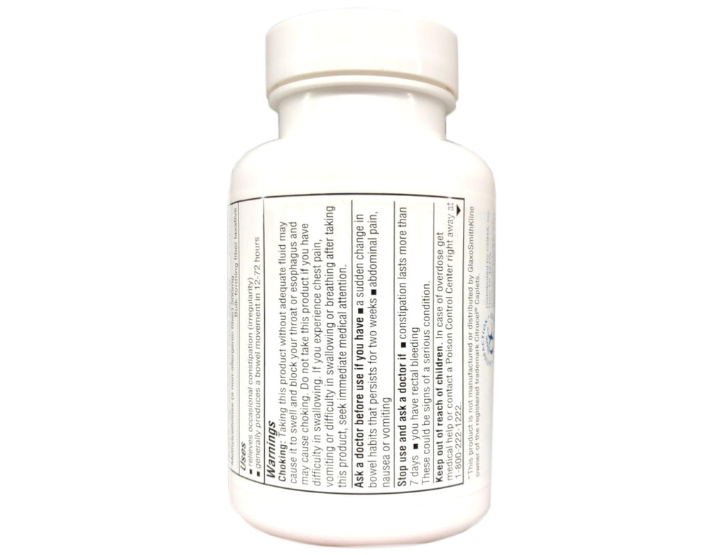 Quality Choice methylcellulose caplets visual-dose demonstrates easy daily use.