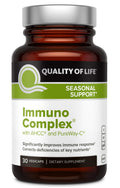 Quality of Life Immuno Complex – AHCC Mushroom Extract + Vitamins C, D3 & Zinc