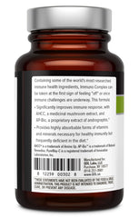 Immuno Complex capsules ready for daily immune health routine