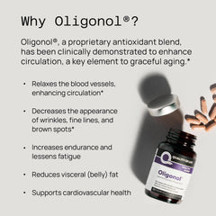 Quality of Life Oligonol Premium product manufactured in the USA in GMP-certified facility.