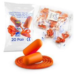Quality Plugs by Rips foam ear plugs rolled for a snug, comfortable fit