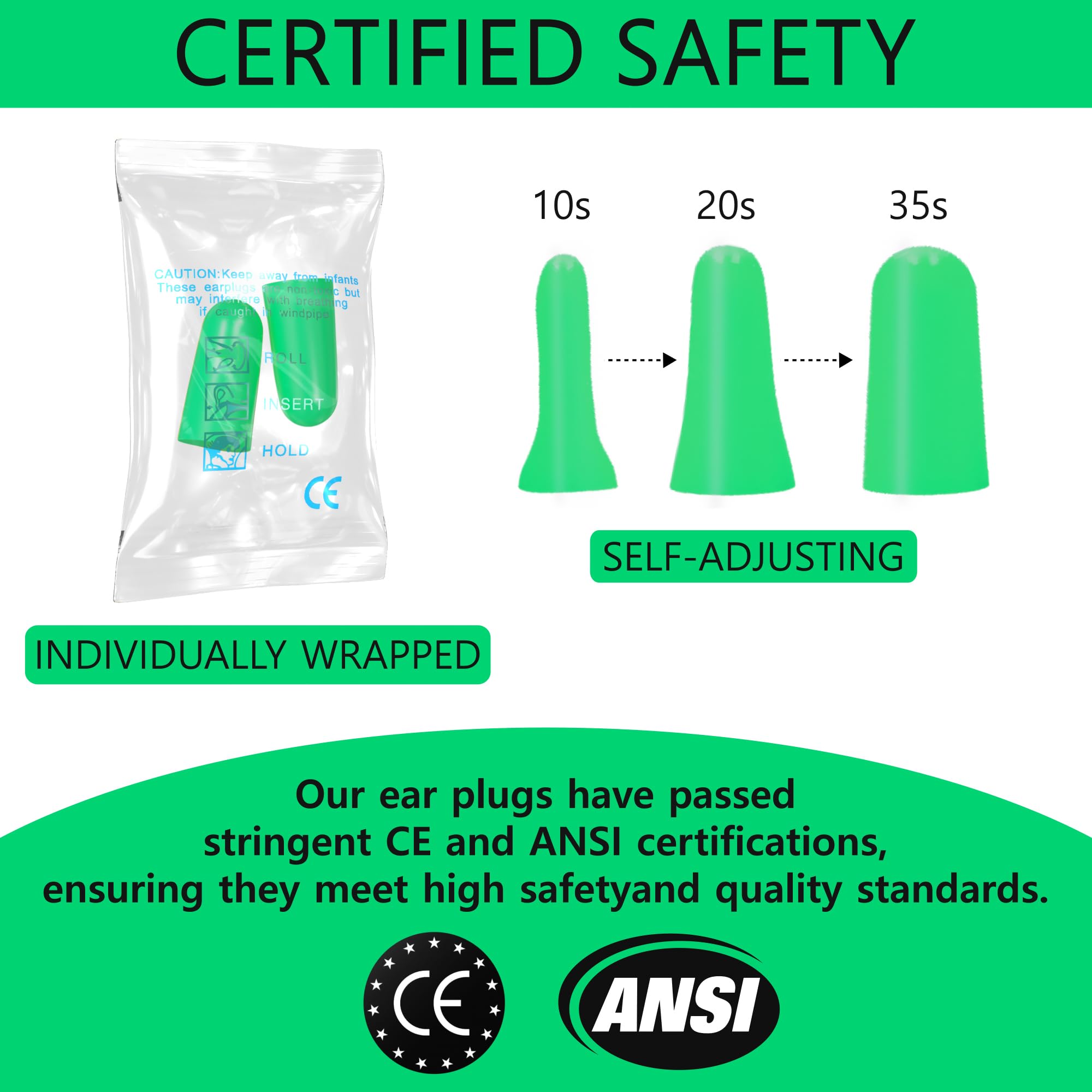 Quality Plugs by Rips individually wrapped earplugs for hygienic use in shared spaces