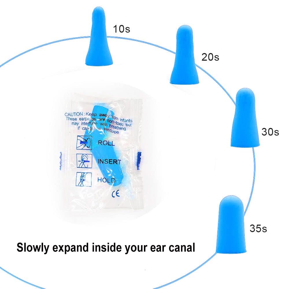 Soft slow-recovery foam from Quality Plugs by Rips for comfortable wear.
