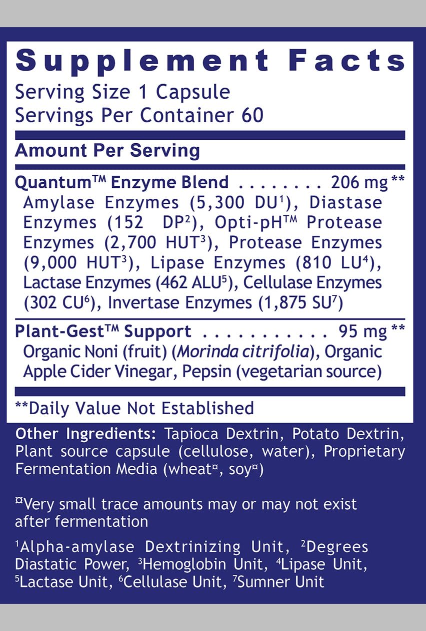 Serving with a meal, Quantum Digest aids digestion as part of daily routine.