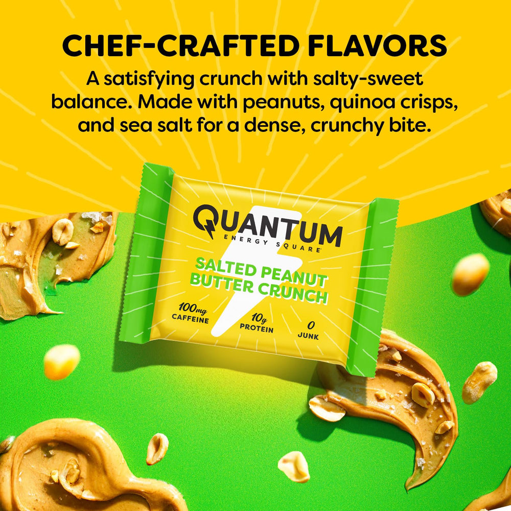Quantum Energy Square plant-based, gluten-free, and non-GMO.