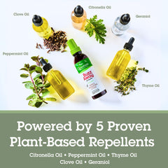 Quantum Health Buzz Away Extreme family-friendly spray used on kids outdoors.