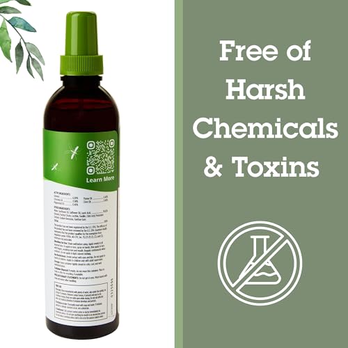 Quantum Health Buzz Away Extreme spray being applied to skin