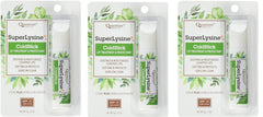Quantum Super Lysine Plus+ ColdStick lip care application showing smooth glide.