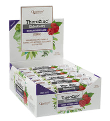 Boxed Quantum Health TheraZinc 14-count packaging for easy take-along immune support