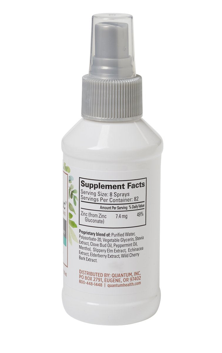 Peppermint-flow feel from Quantum TheraZinc spray