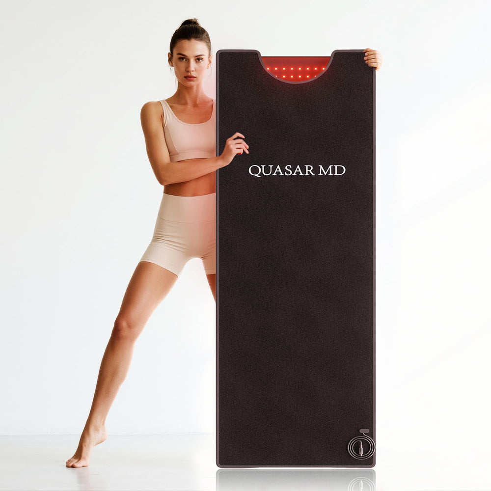 Quasar MD mat fabric withstands sweat and spills for gym-to-home use.