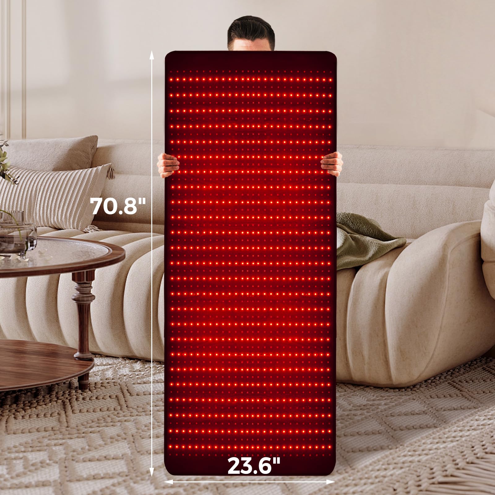 QuasarMD infrared mat user-friendly setup presented with quick-start guide.
