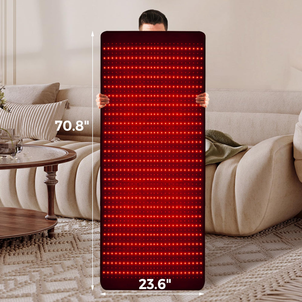 QuasarMD infrared mat user-friendly setup presented with quick-start guide.