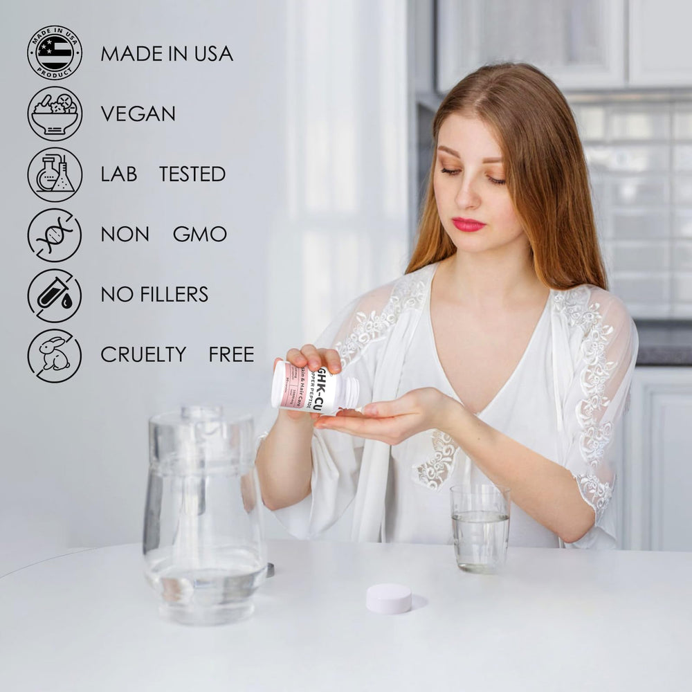 QUBIT GHK-Cu made in USA with third-party testing and vegan capsules