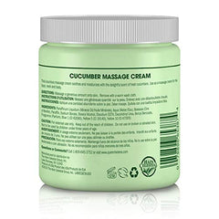Soft, silky texture enhances Queen Helene massages with cucumber freshness.