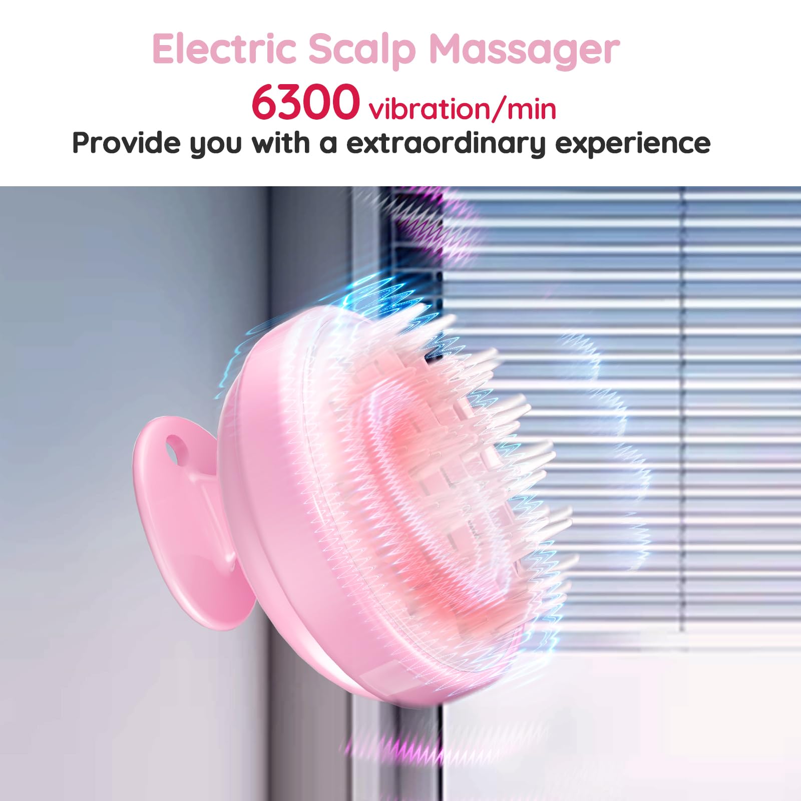 Queenwill electric scalp massager package includes user manual and screwdriver.
