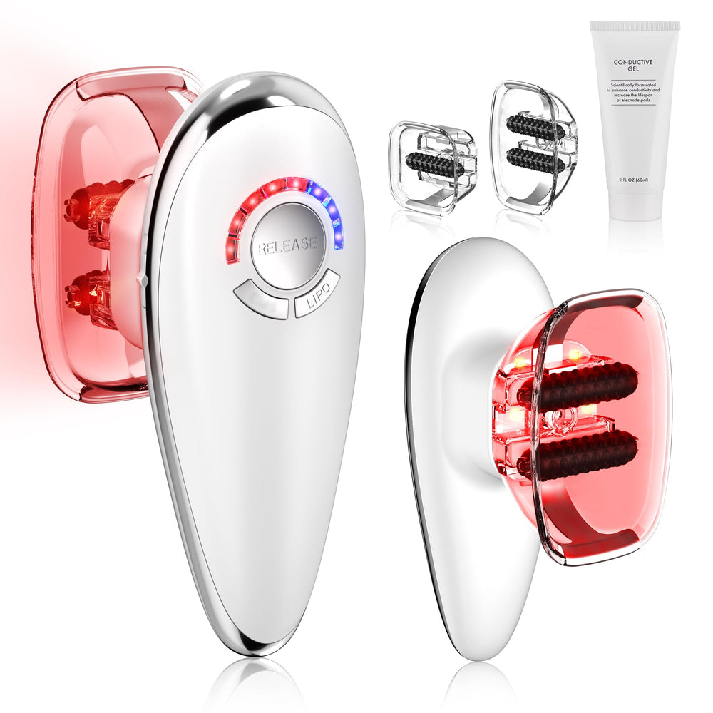 Queleay 3-in-1 body sculpting machine front view for at-home contouring and convenience.