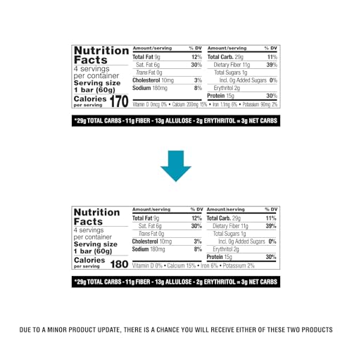 Four individually wrapped Quest bars in a carton for convenience