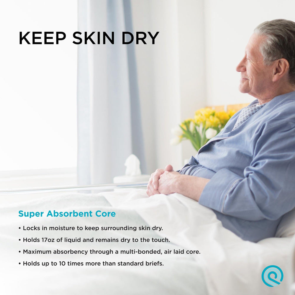 Caregiver can change without disturbing the wearer.