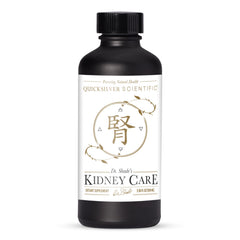 Quicksilver Kidney Care bottle close-up showing the premium blend for easy recognition.