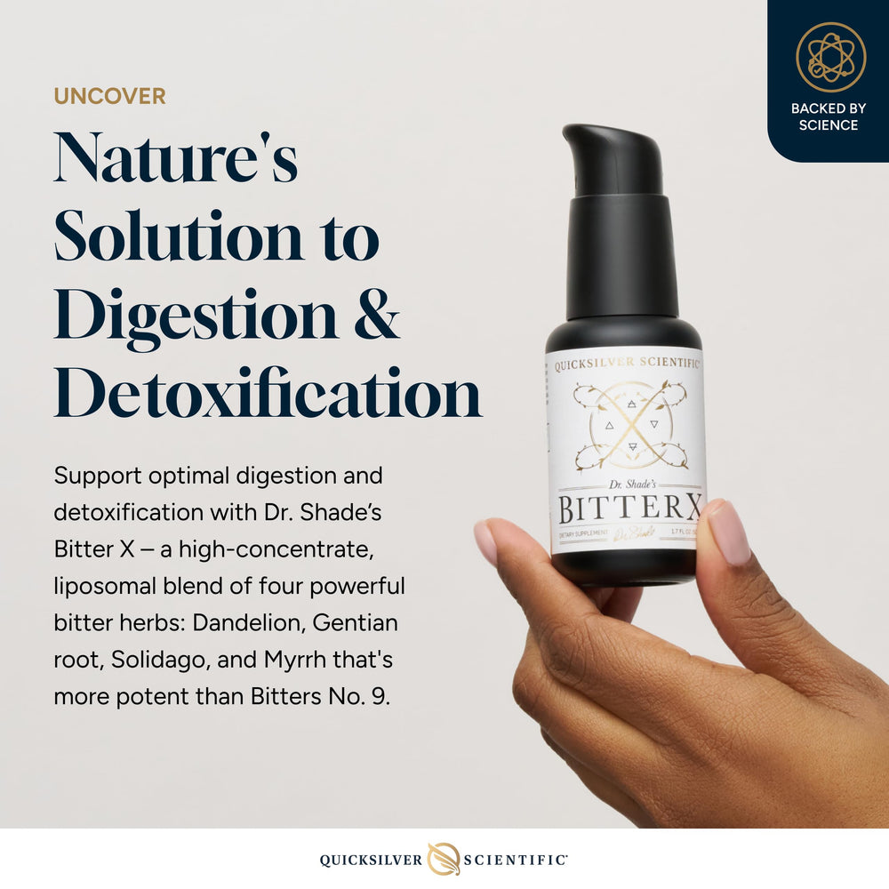 BitterX liposomal formula begins absorption in the mouth for rapid digestive support