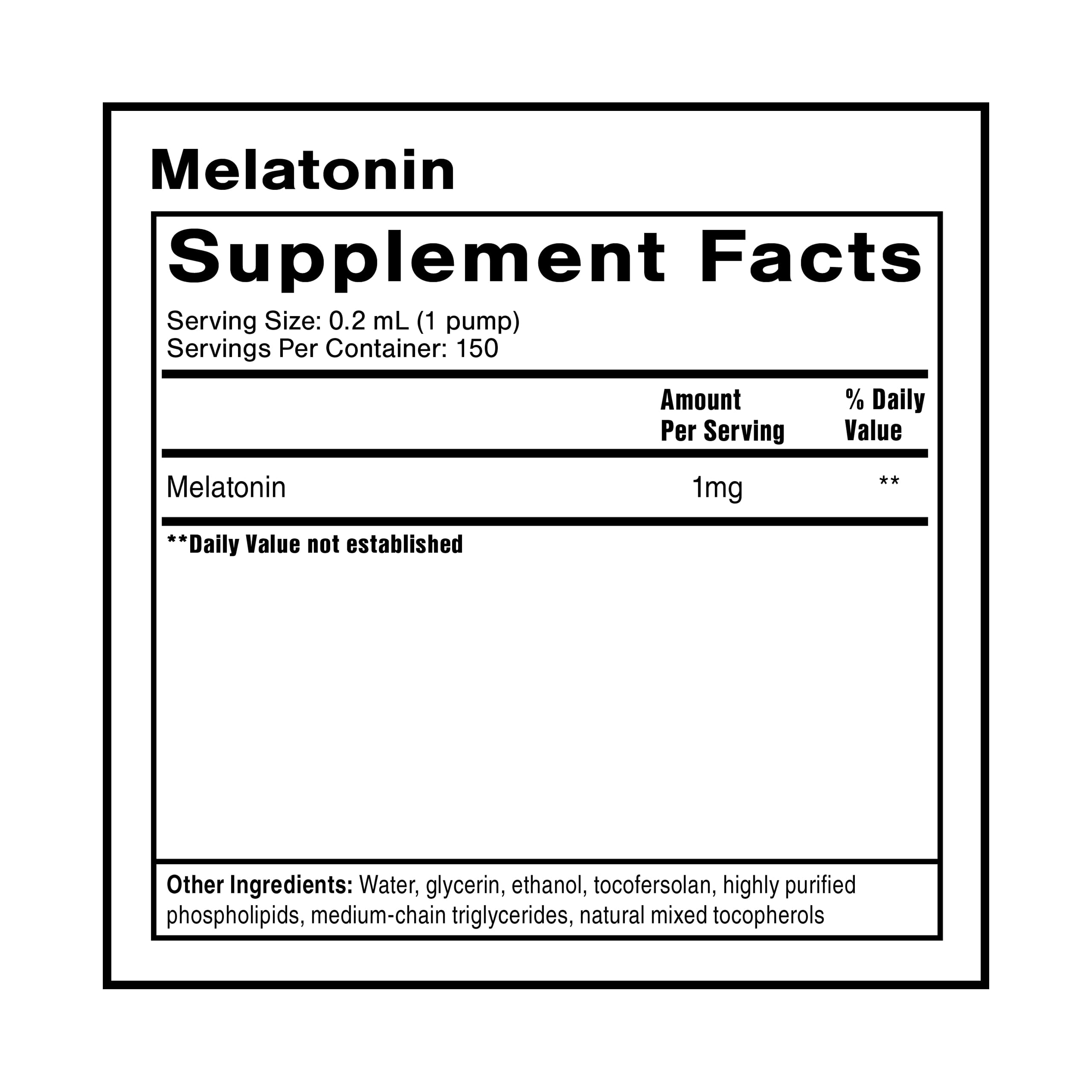 Close-up of the melatonin pump showing fast tongue absorption.