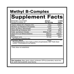 Quicksilver Scientific Methyl B Complex front label highlighting liposome technology.