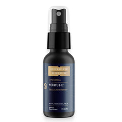Quicksilver Scientific Methyl B12 bottle pour for easy daily dosing.