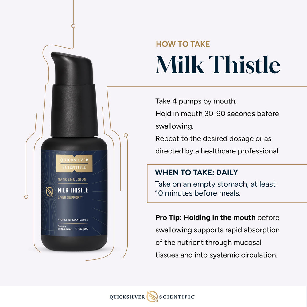 Quicksilver Scientific packaging showcasing compact, accessible bottle for storage