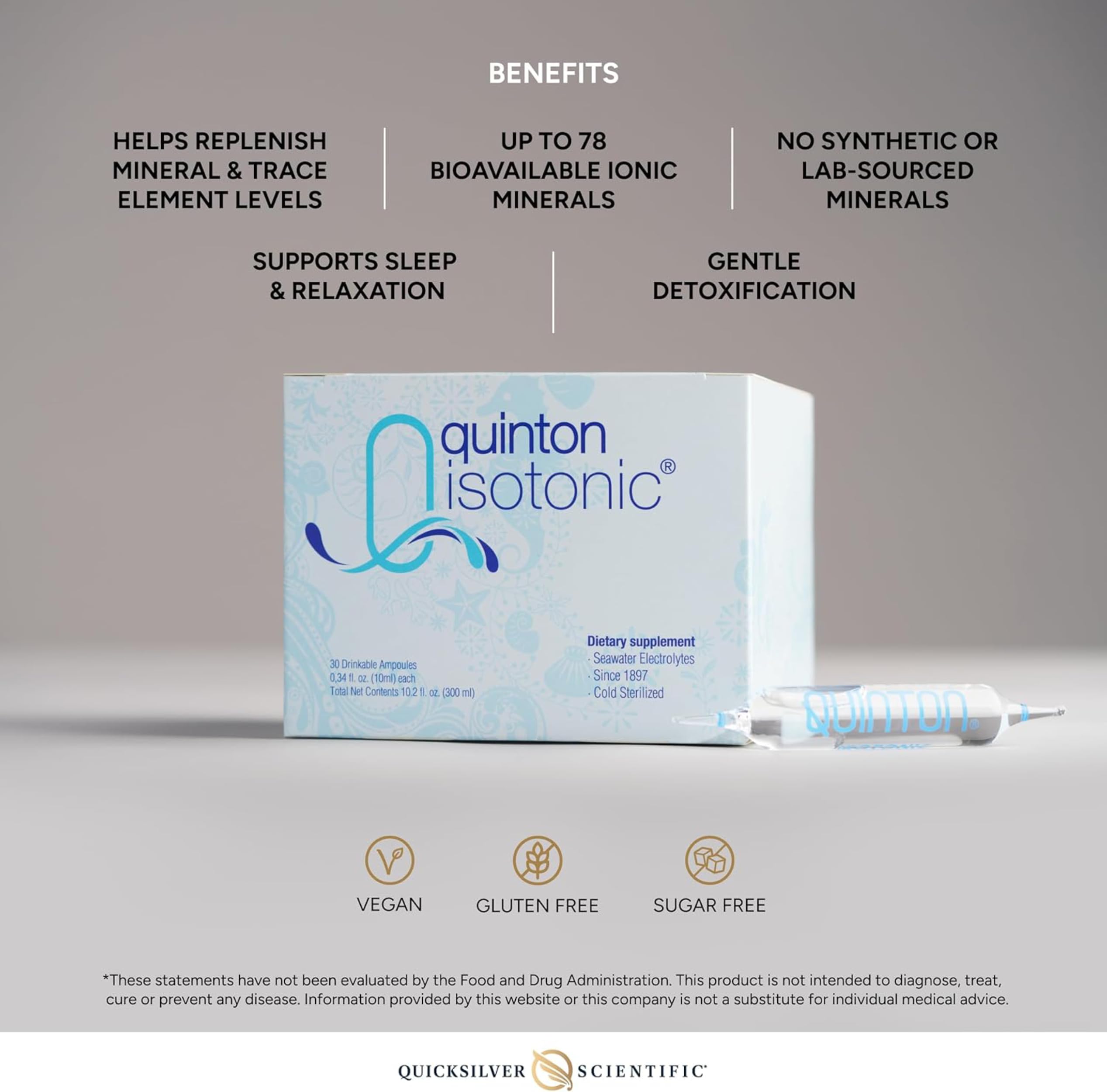 Quicksilver Quinton alpine spring water image showing purity and freshness.