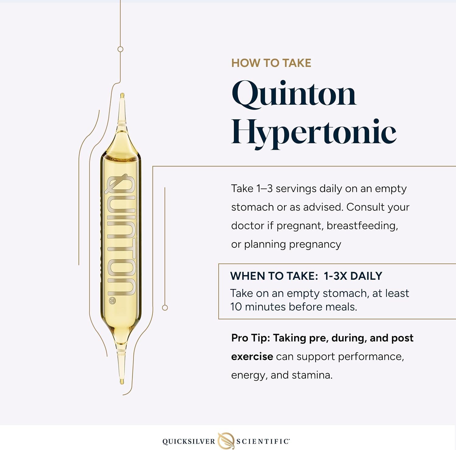 Quicksilver Scientific Quinton Hypertonic ocean minerals source evokes natural nourishment