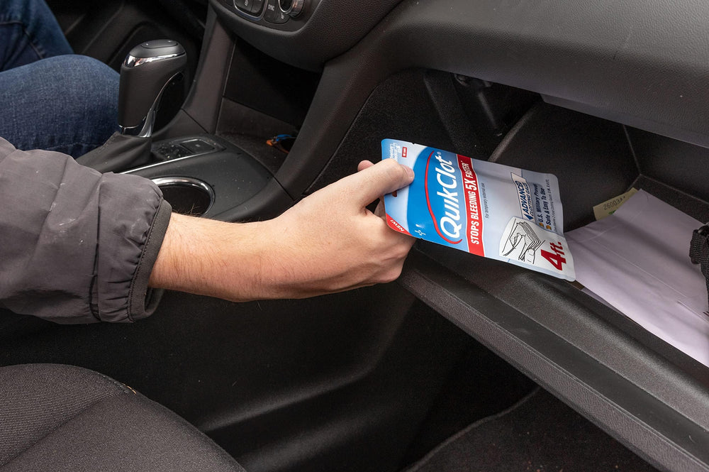 QuikClot Gauze ideal for home, camping, or disaster prep