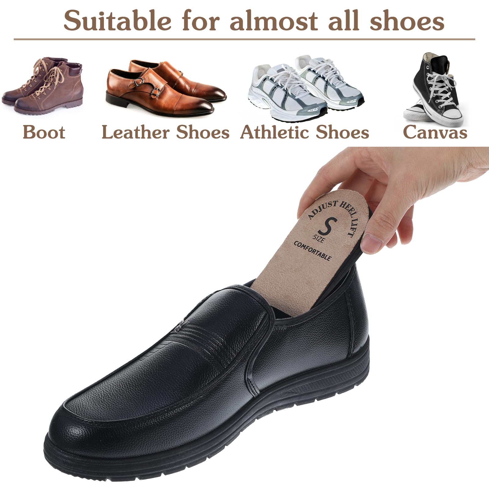 Quilax anti-slip bottom keeps insoles secure during movement