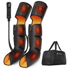QUINEAR leg massager with heat and compression for 3in1 leg relief