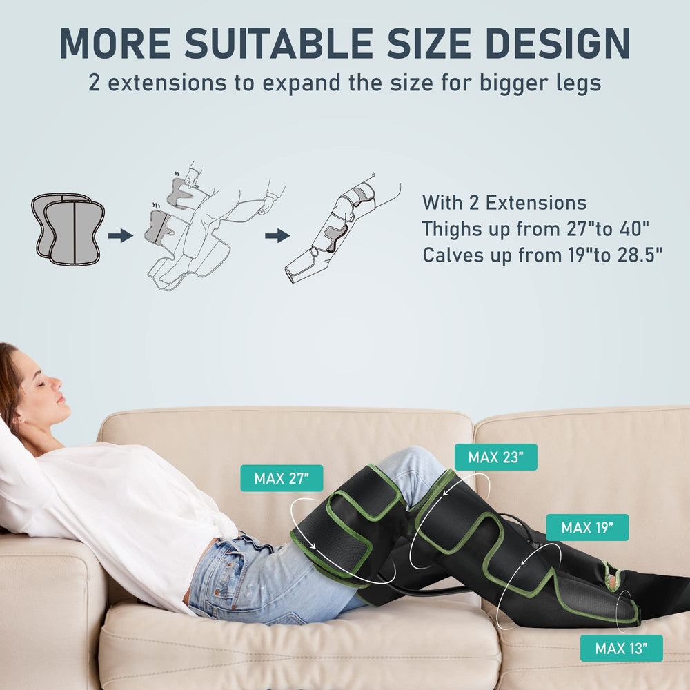 QUINEAR Leg Massager portable storage bag makes it easy to travel.