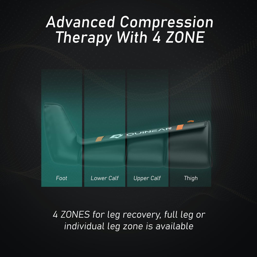 QUINEAR twelve intensities from 40 to 150 mmHg adjust pressure.