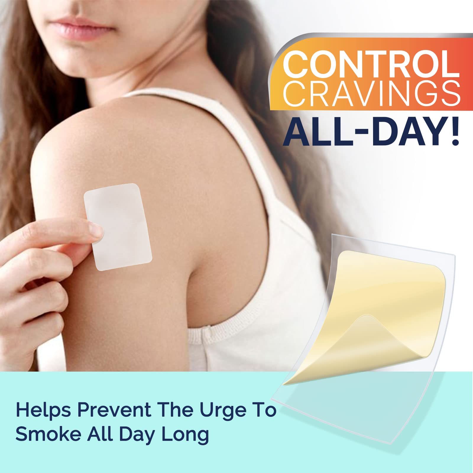 Quit Smoking Patches daily application demonstrates easy, skin-ready use