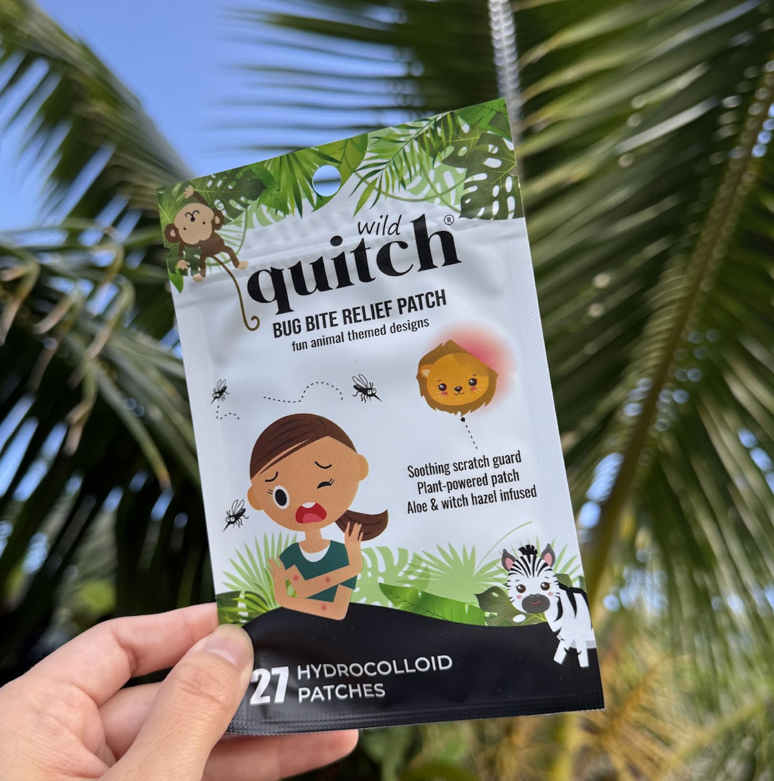 Parche Quitch para niños y bebés, amable con la piel sensible.