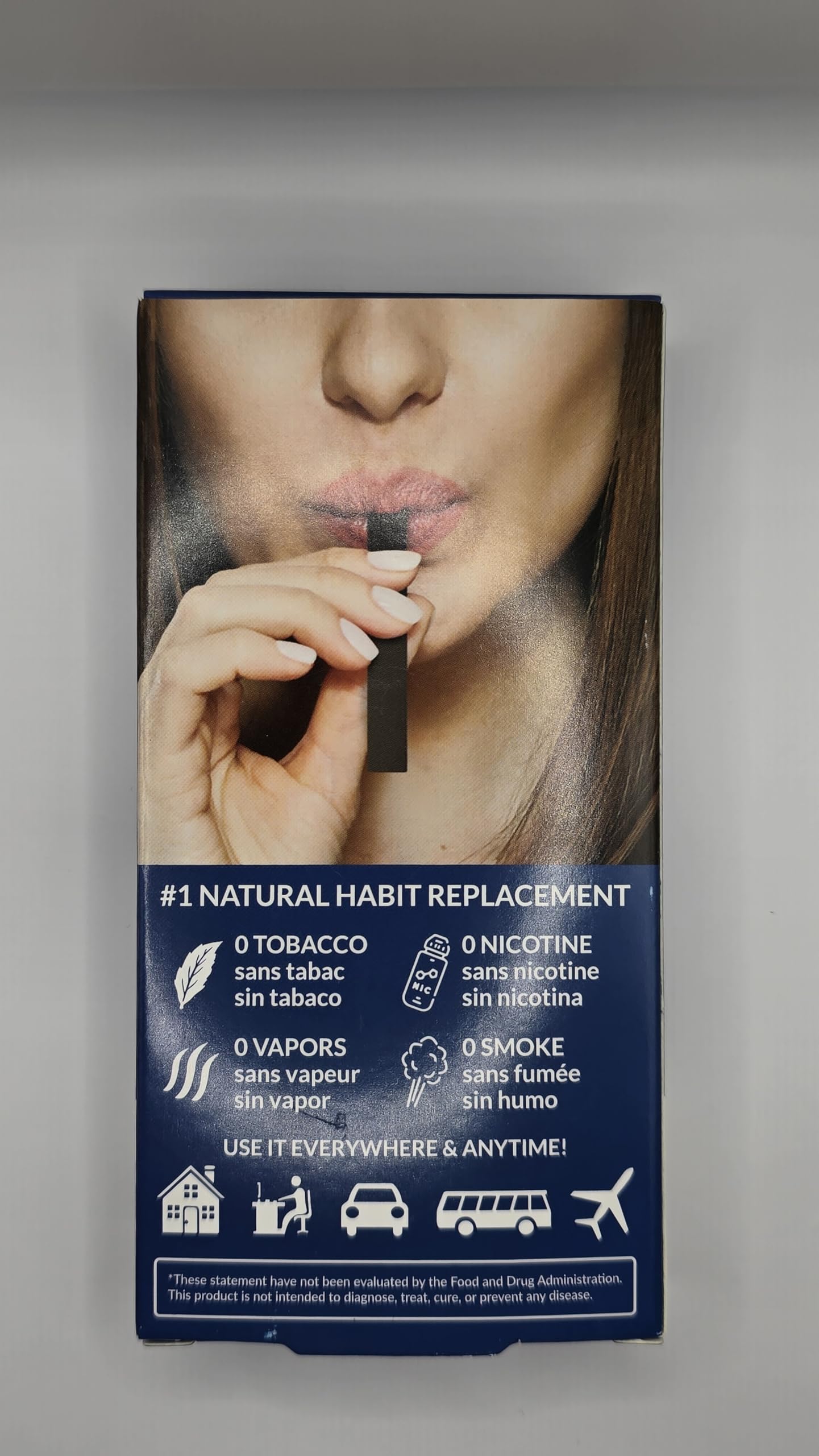 QuitGo AirBlast menthol scent offering a refreshing mouth-fixation cue