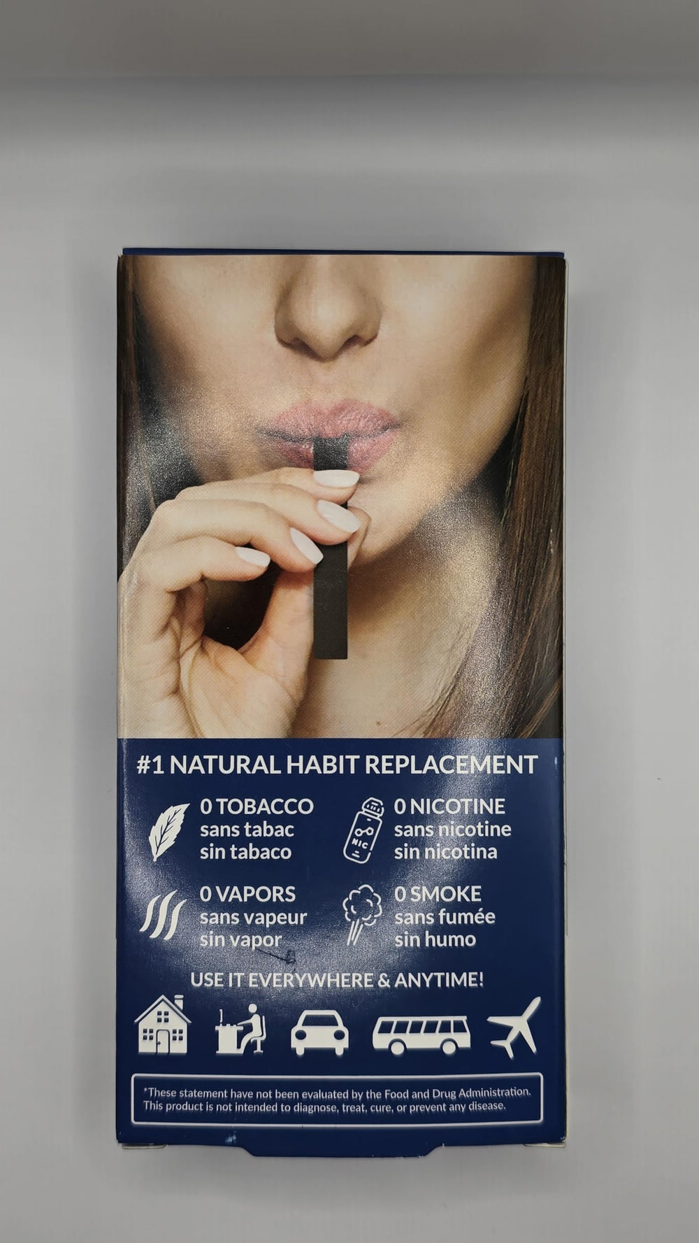 QuitGo AirBlast menthol scent offering a refreshing mouth-fixation cue