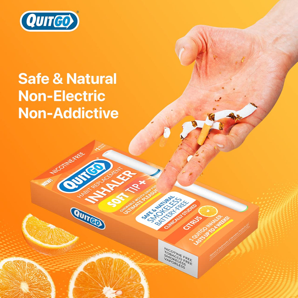Citrus scent profile highlighting fresh aroma with QuitGo.