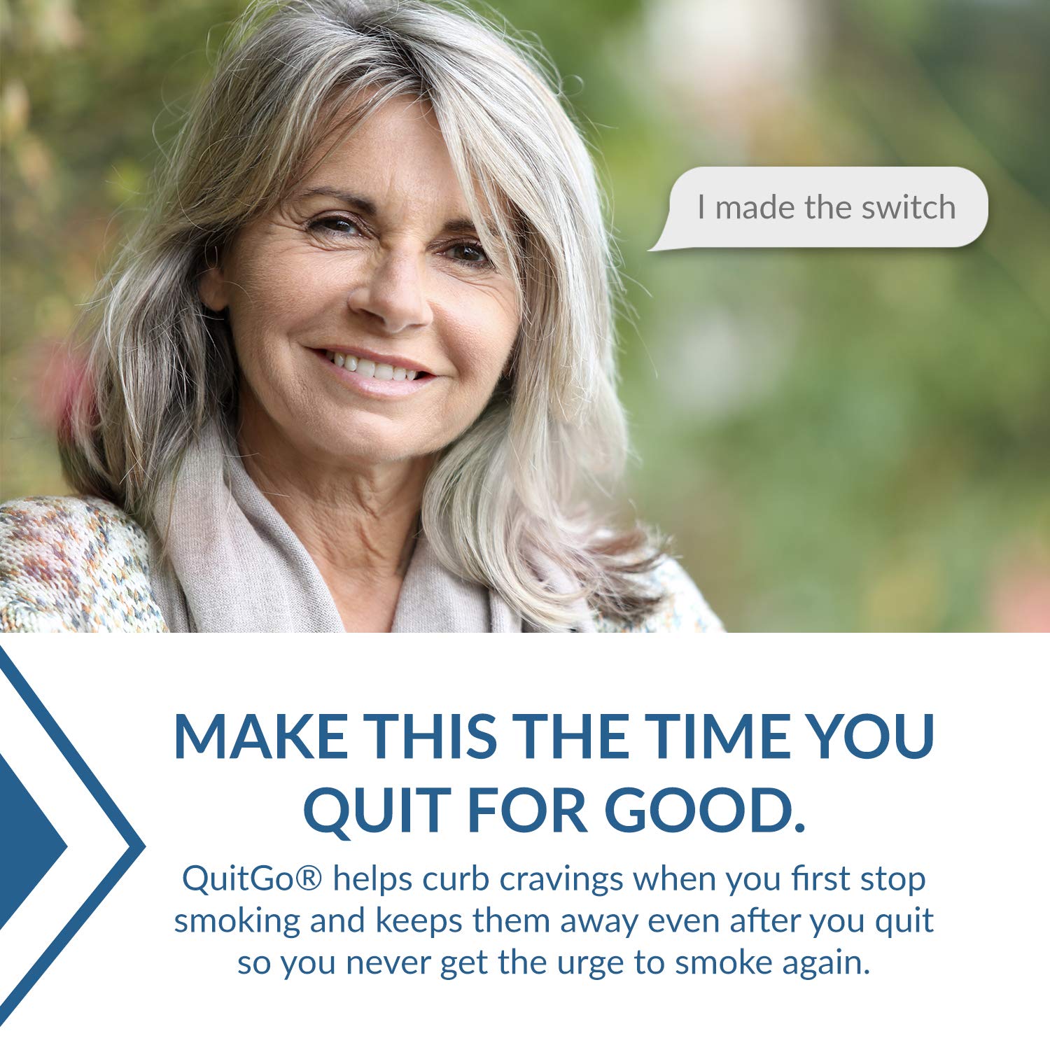 QuitGo long-lasting relief inhaler with up to four weeks of use